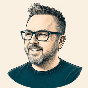 Illustration of Patrick Hughes