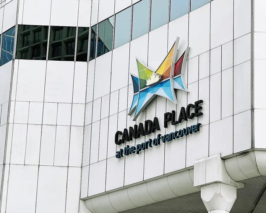 A sign reading Canada Place in Vancouver