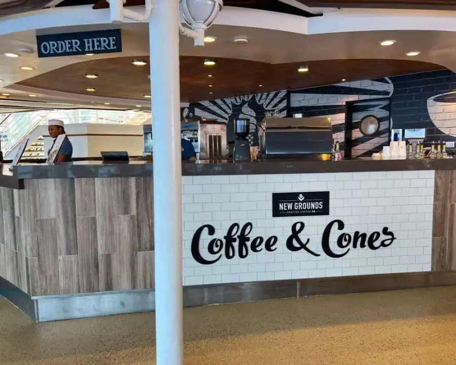 The Coffee Shop on board a Princess Cruise